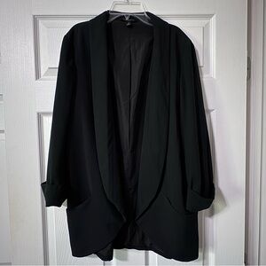 Banana Republic Women's Black Draped Blazer